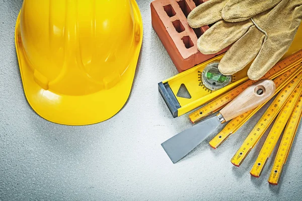 Mala inşaat sıvama kırmızı tuğla çalışma eldiven wo seviye