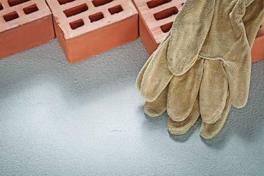 Bina Tuğla Emanet eldiven beton arka plan yapı