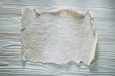 Vintage kağıt levha ahşap tahta üzerinde
