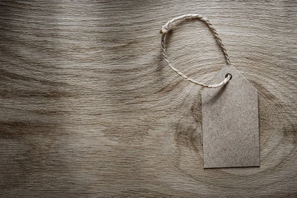 Ahşap tahta kavramı alışveriş üzerinde fiyat etiketi