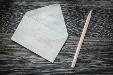 Vintage zarf kalem kara tahta üzerinde