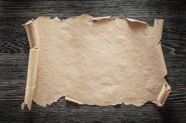 Vintage kağıt rulo siyah kurulu