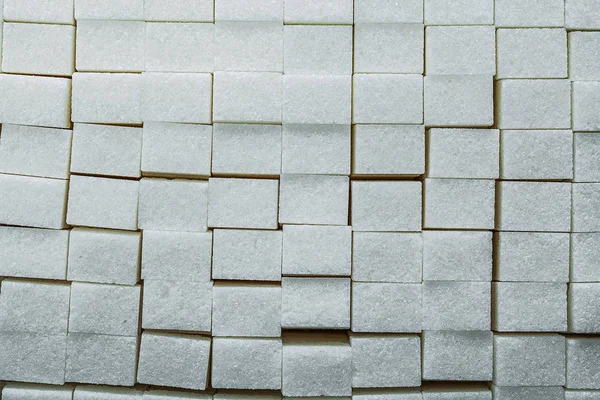 Beyaz şeker küpleri gıda kavramı