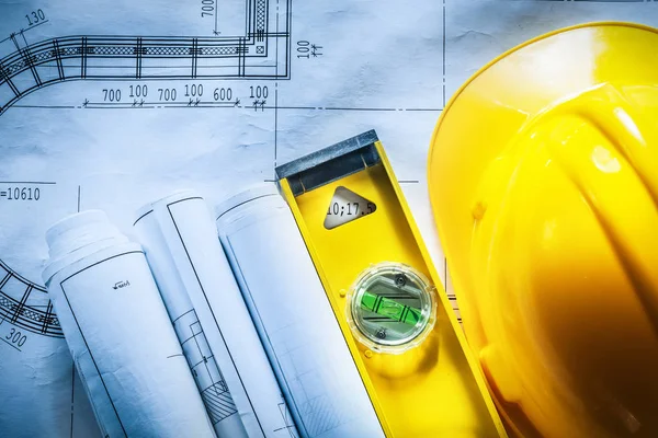 Baret inşaat seviyesi planları blueprint