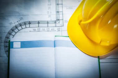 Bina kask not etmek üstünde blueprint