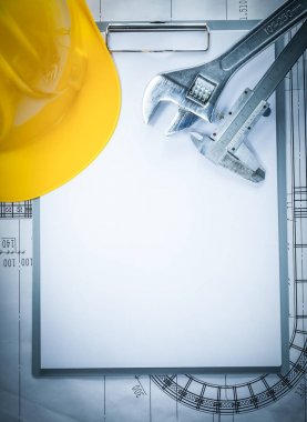 Klibi kurulu baret ayarlanabilir anahtar slayt kumpas blueprin üzerinde