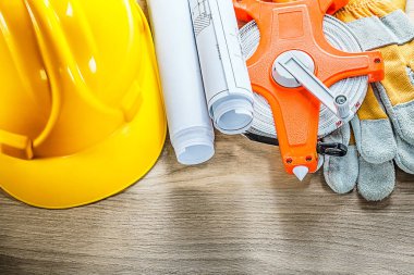 Planları Emanet eldiven mezura kask binasında haddelenmiş 