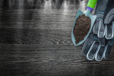 Tarım el spade verimli topraklar Emanet eldiven
