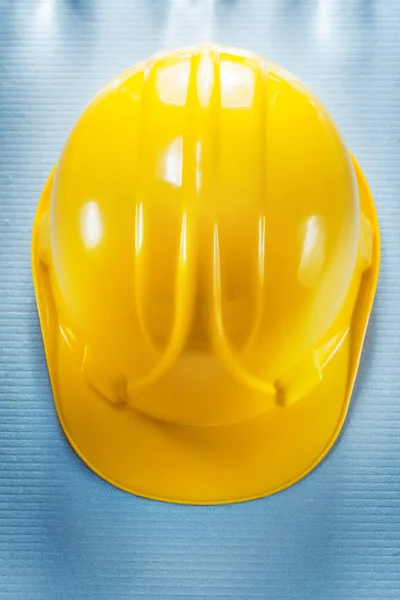 Construction hard hat top view — Stock Photo, Image