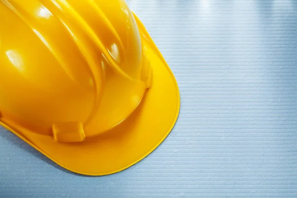 Construction safety cap top view — Stock Photo, Image