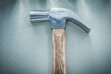 Pençe çekiç beton arka plan Üstten Görünüm