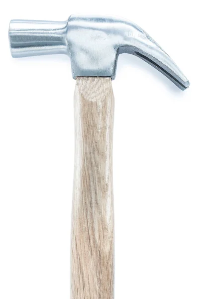 Bouw claw hammer geïsoleerd op wit — Stockfoto