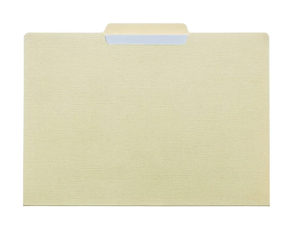 Office folder paper isolated on white — Stock Photo, Image