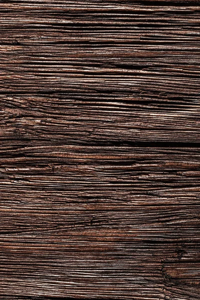 Ročník Hnědý Ošuntělý Dřevěný Povrch — Stock fotografie