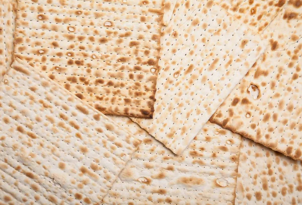 Jüdische Matza als Hintergrund — Stockfoto