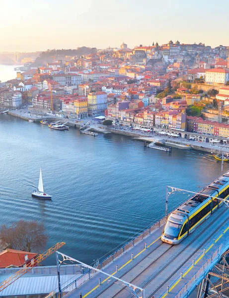 A naplemente kilátás Porto — Stock Fotó