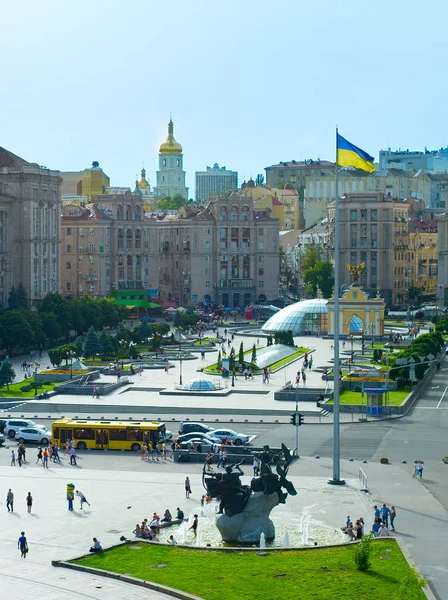 Maidan Nezalezhnosti Square. — Zdjęcie stockowe