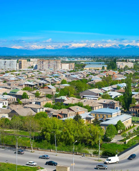 Uitzicht over de stad Gori — Stockfoto