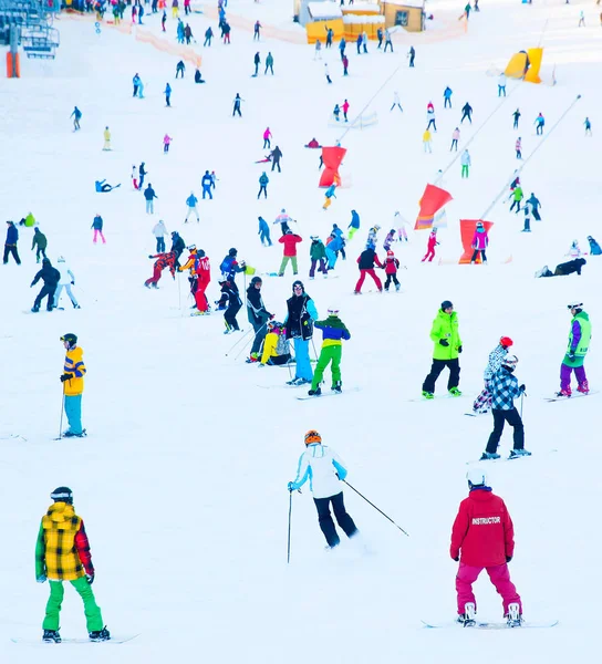 Winter skigebied — Stockfoto