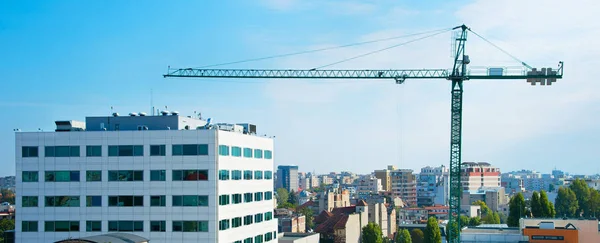 Canteiro de obras, panorana — Fotografia de Stock