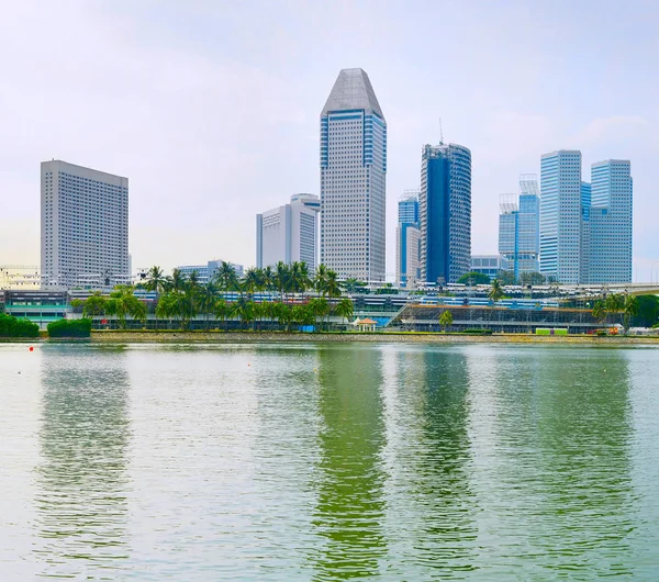 Singapore business buildings — Stock Photo, Image