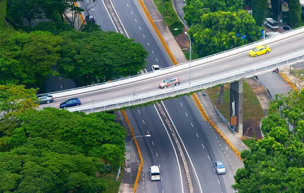 シンガポールの道路交通 — ストック写真
