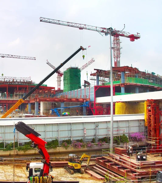 Lugar de construcción del aeropuerto, Singapur — Foto de Stock