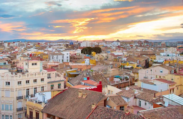 Vista al atardecer de Valencia. España —  Fotos de Stock