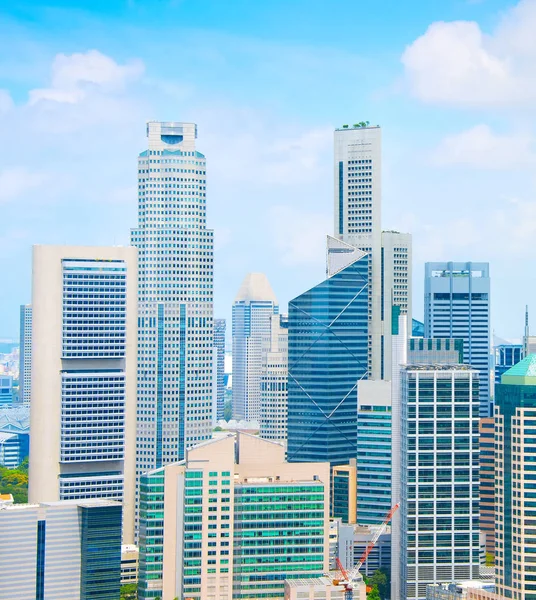 Het Singapore Downtown business platform — Stockfoto