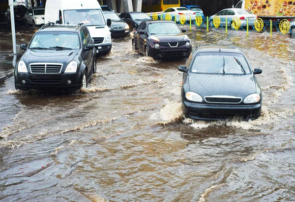 Auto verkeersprobleem — Stockfoto