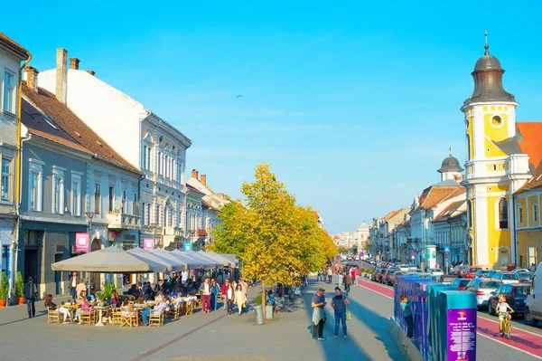 Клуж Напока в центре города — стоковое фото