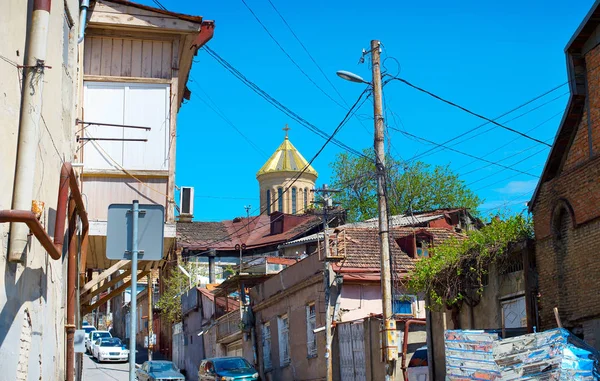 Tbilsi gecekondu sokak — Stok fotoğraf