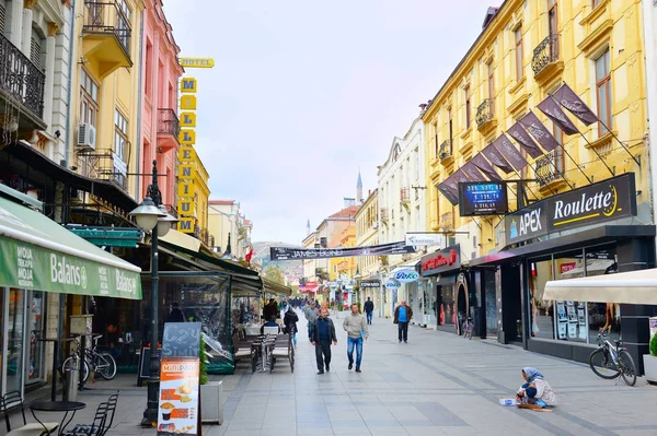 Centrum města Bitola, Makedonie — Stock fotografie