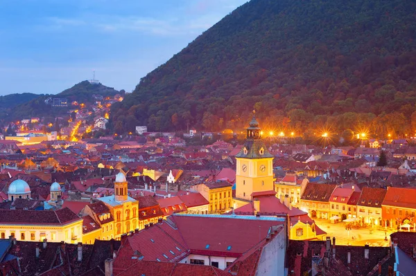 Városkép Brasov, Románia — Stock Fotó