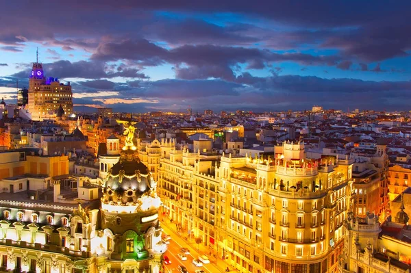 Madrid cityscape, Spain — Stock Photo, Image