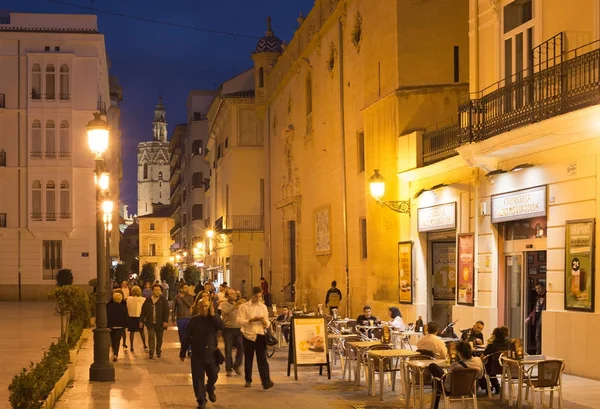 Староместская улица, Валенсия, Испания — стоковое фото