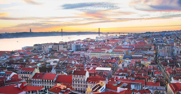 Lissabon-overzicht. Portugal — Stockfoto