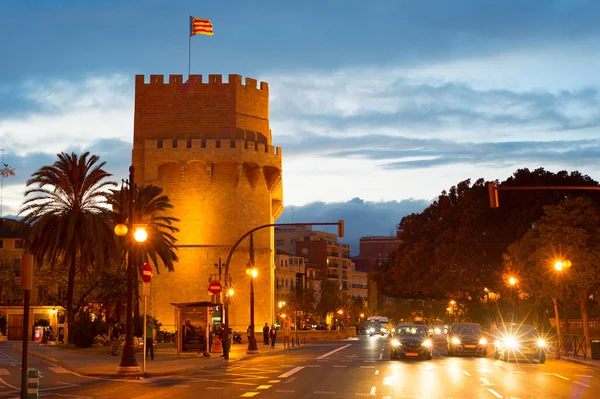 Πύργοι Serrano, Βαλένθια, Ισπανία — Φωτογραφία Αρχείου