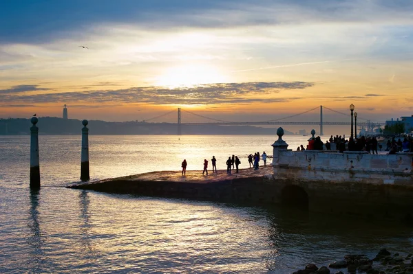 Puesta de sol en Lisboa, Portugal —  Fotos de Stock