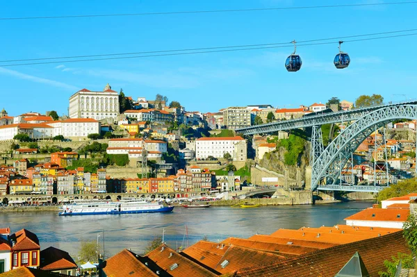 Porto Altstadt Skyline, Portugal — Stockfoto
