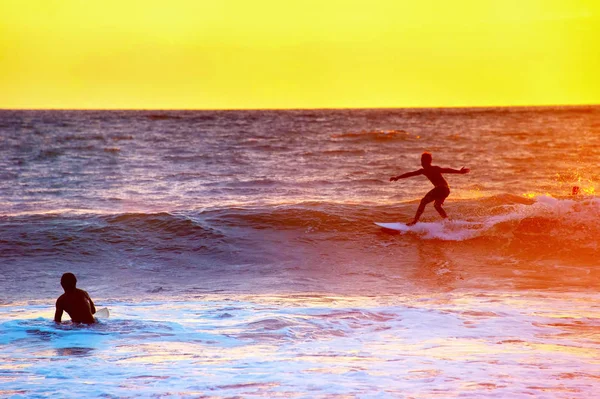 Cena de surf colorido Bali — Fotografia de Stock