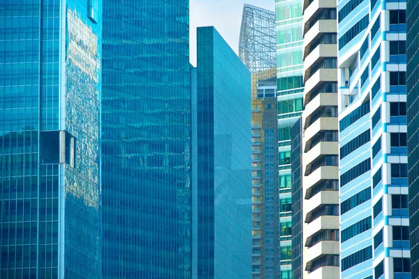 Moderne skyscrapes in Singapore — Stockfoto