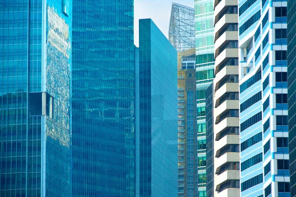 Modern skyscrapes in Singapore — Stock Photo, Image