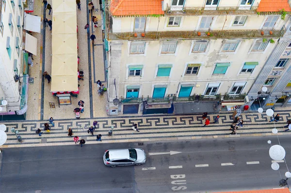 ชีวิตบนถนนลิสบอน โปรตุเกส — ภาพถ่ายสต็อก