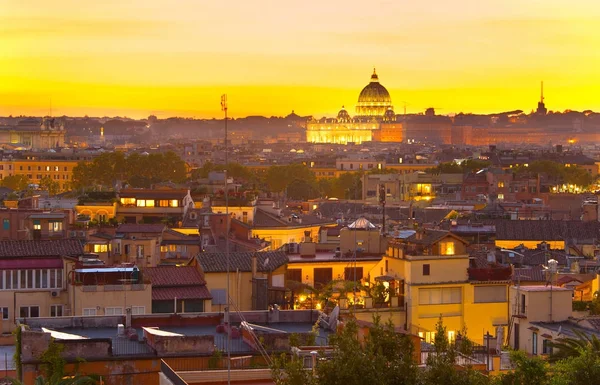 Skyline de Roma Cidade — Fotografia de Stock