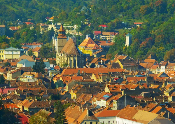 Старого міста Брашов — стокове фото