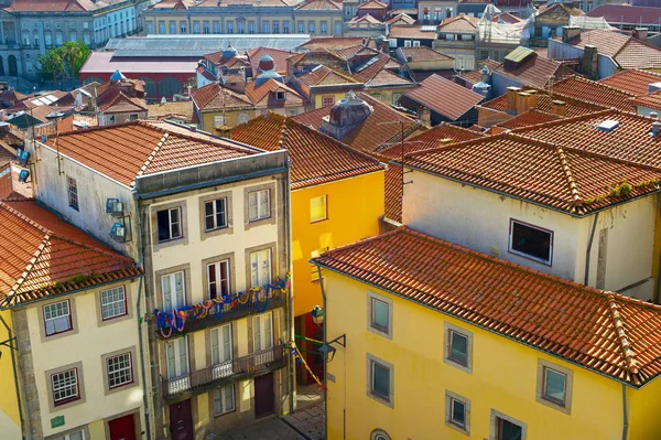 Vista Las Famosas Calles Del Casco Antiguo Oporto Portugal — Foto de Stock