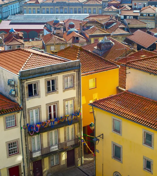 Widok Starożytne Ulice Miasta Porto Portugalia — Zdjęcie stockowe