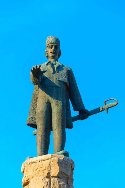 Крупный План Памятника Аврааму Янку Клуж Напоке Румыния — стоковое фото