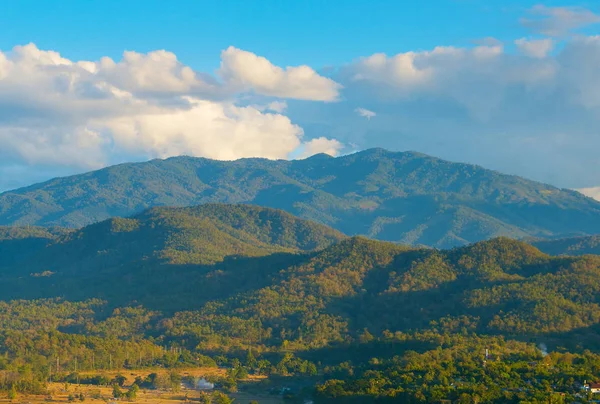 Landschaft Mit Bergen Und Reisfeldern Pai Thailand — Stockfoto